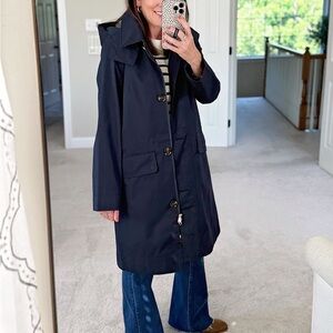 NWOT Barbour Hebrides Longline Waterproof Jacket in Navy Blue